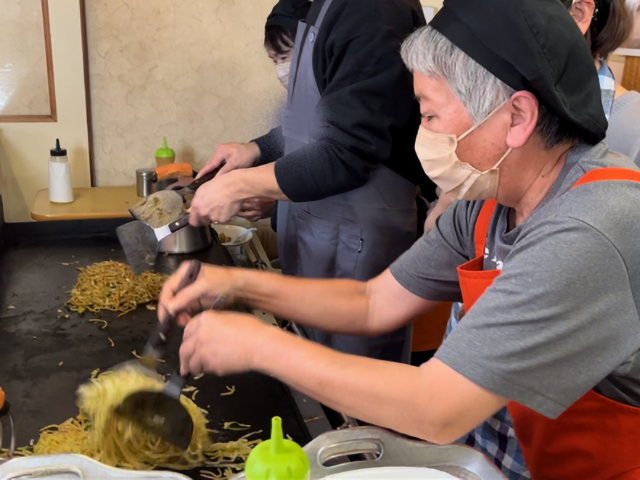 富士宮やきそば講習会:実習
